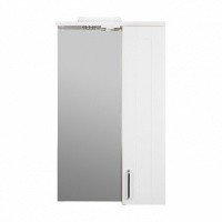 IDDIS Sena SEN5000i99 Зеркало для ванной комнаты с боковым шкафчиком 500*839 мм (белый | дерево)