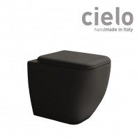 Ceramica CIELO Shui Comfort SHCOVAKTRLV - Унитаз напольный пристенный 55*38 см | Rimless безободковый (Lavagna)