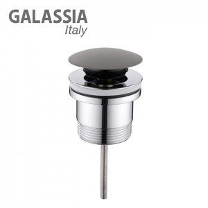 GALASSIA 9916GM - Донный клапан | сливной гарнитур Click-Clack (grigio matt - серый матовый)