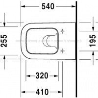 Duravit Happy D.2 222109 00 00 Унитаз подвесной (белый)