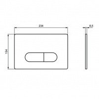 Ideal Standard Oleas R0115AC Накладная панель для унитаза (белый)