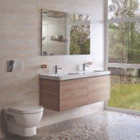 JIKA Cubito 8144200001041 - Раковина для ванной комнаты |  двойная 130*48 см