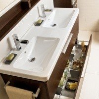 JIKA Cubito 8144200001041 - Раковина для ванной комнаты |  двойная 130*48 см