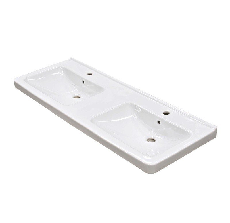 JIKA Cubito 8144200001041 - Раковина для ванной комнаты | двойная 130* ...