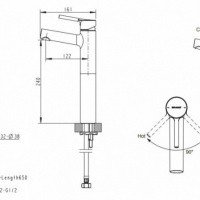 Bravat Palace F1172217CP-A-RUS Высокий смеситель для раковины (Хром)