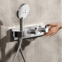 Термостатический смеситель для ванны 15355000 Hansgrohe RainSelect (хром)