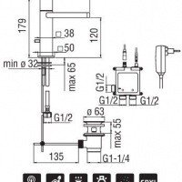 NOBILI Loop E EC90118/1CR Электронный смеситель для раковины