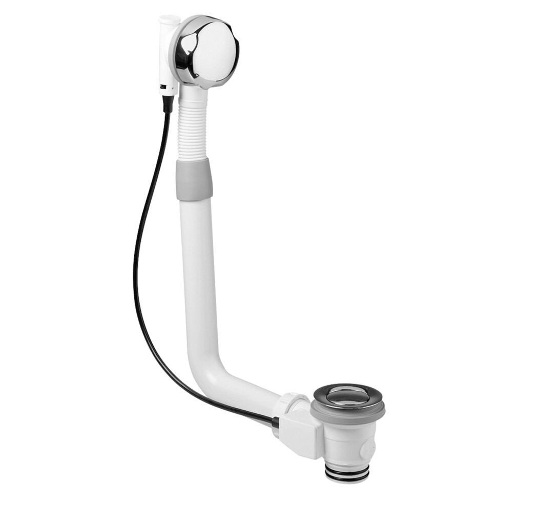 Paffoni ZACC118CR Слив-перелив для ванны полуавтоматический (хром ...