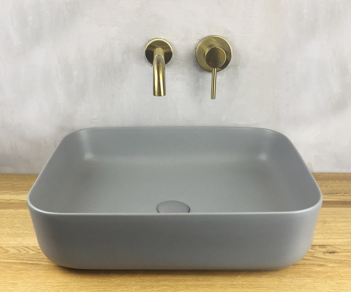 Bronze de Luxe 1002GR Выпуск для раковины без перелива (светло-серый ...