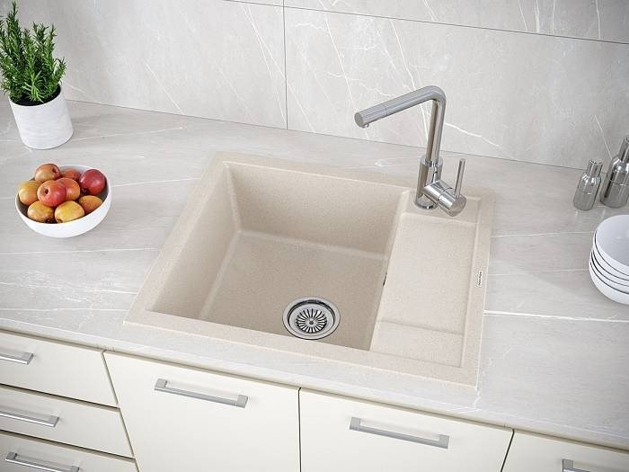 Paulmark OPTIMUM PM216050-BE Мойка для кухни 60*50 см (бежевый), купить ...