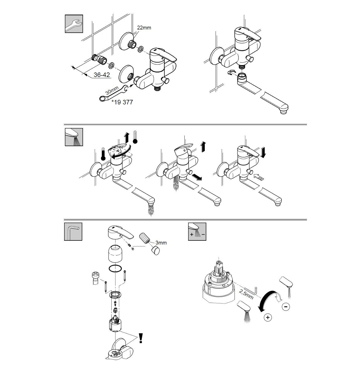 GROHE Multiform 3270800A - Смеситель для ванны с длинным изливом (хром ...