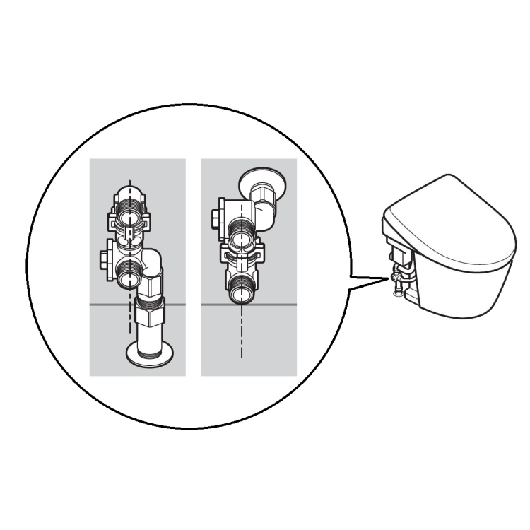 Запорный клапан для электронного унитаза HH20136VR NEOREST AH, купить в ...