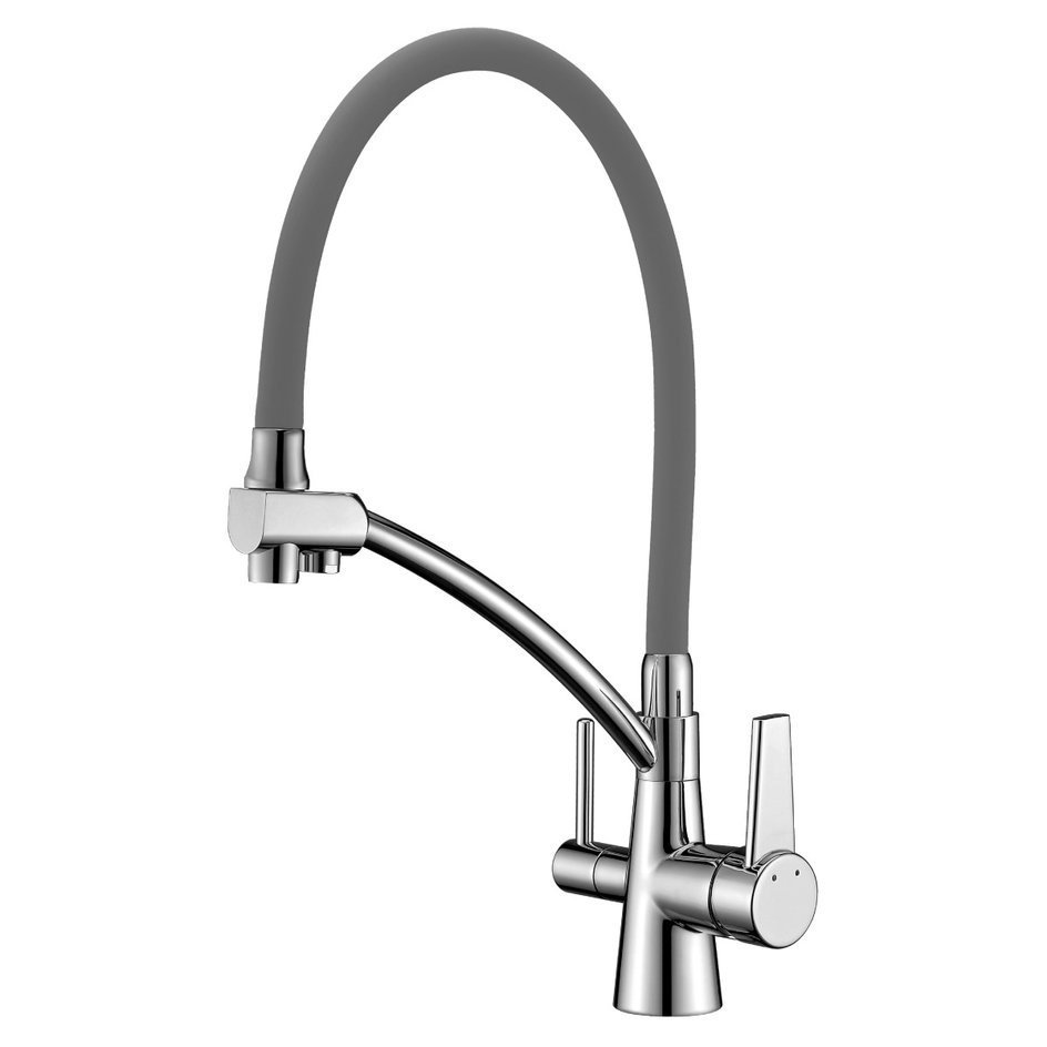 Lemark Comfort LM3071C-Gray - Смеситель для кухни (Хром | Серый ...