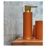 ADJ 4980.09/30 Дозатор для жидкого мыла настольный (коньяк | матовое золото)