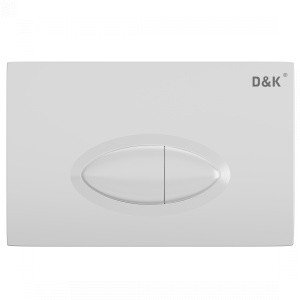 D&K Rhein.Marx DB1399016 Накладная панель смыва для унитаза (белый)