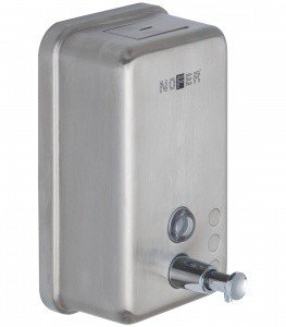 NOFER Inox 03041.S Дозатор для жидкого мыла (матовая нержавеющая сталь)
