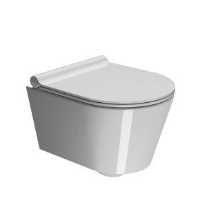 GSI Ceramica NORM 861011 - Унитаз подвесной 45*35 см укороченный (цвет - белый)