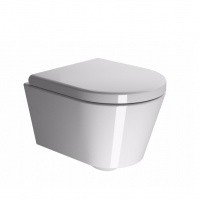 GSI Ceramica NORM 861011 - Унитаз подвесной 45*35 см укороченный (цвет - белый)