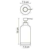 WasserKRAFT Lopau K-3399 Дозатор для жидкого мыла настольный (серый матовый)