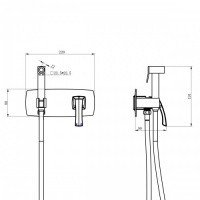 Lemark Nubira LM6219ORB Гигиенический душ в комплекте со смесителем