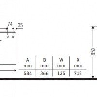 Duravit D-Neo DE432902222 Подвесная тумба для раковины 600*400 мм (белый глянцевый)