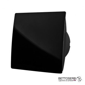 BETTOSERB 110150BP Вентилятор с обратным клапаном (чёрный)