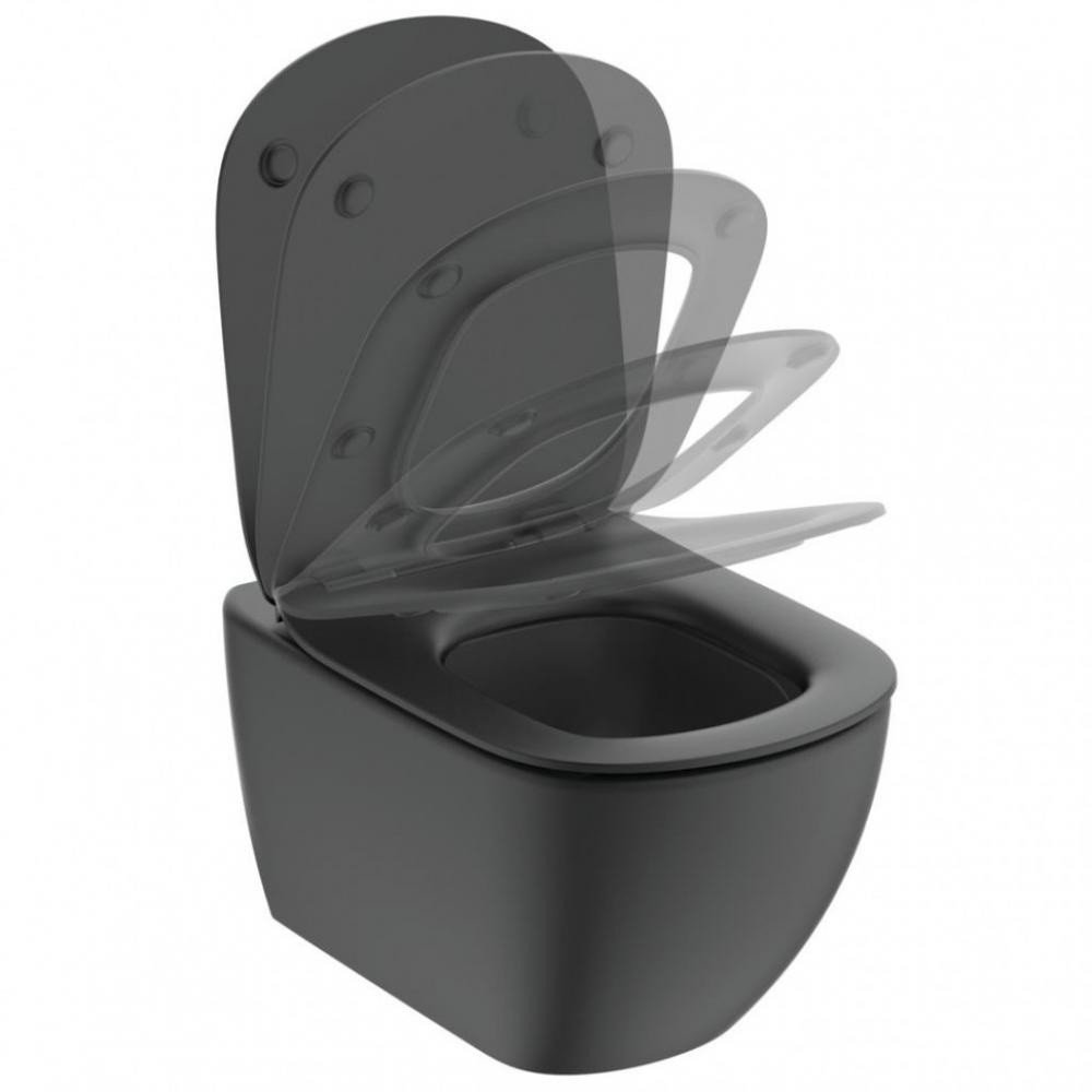 Ideal Standard Tesi AquaBlade T0079V3 Подвесной унитаз (черный матовый ...