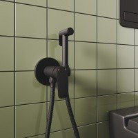 MILARDO Rora RORBLR0M08 Гигиенический душ - комплект со смесителем (чёрный матовый)