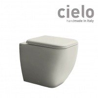 Ceramica CIELO Shui Comfort SHCOVAKTRPM - Унитаз напольный пристенный 55*38 см | Rimless безободковый (Pomice)