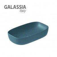 GALASSIA Dream 7300ON- Накладная раковина 64*38 см (цвет: ottanio - синий)