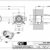 Gessi 23097 Механизм смесителя для раковины скрытого монтажа