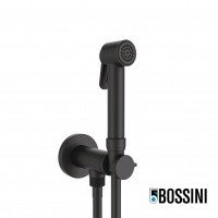 Bossini Paloma Brass E37007B.073 Гигиенический душ - комплект с прогрессивным смесителем (чёрный матовый)