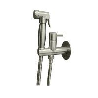 Webert Elio EL870301345 Гигиенический душ - комплект со смесителем (никель матовый)