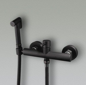 Santera GY598742 Гигиенический душ в комплекте со смесителем (черный | матовый)