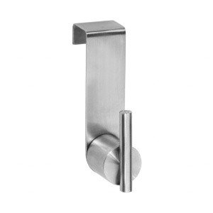 Bemeta Neo 104106153 Крючок для халатов и полотенец на дверь (нержавеющая сталь шлифованная)