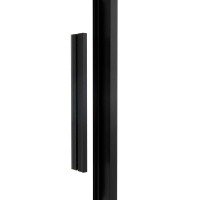 Vincea Slim Soft VDS-1SS100CLB Душевая дверь 1000*2000 мм (профиль черный матовый | витраж прозрачное стекло)
