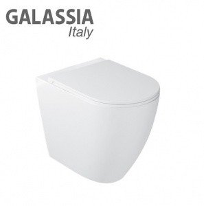 Galassia Dream 7327 Унитаз приставной, безободковый 360*520 мм (белый глянцевый)