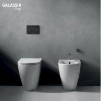 Galassia Dream 7327 Унитаз приставной, безободковый 360*520 мм (белый глянцевый)