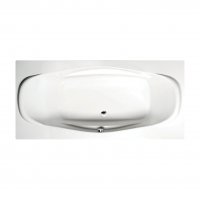 Акриловая ванна ALPEN Garda 190 14111, гарантия 10 лет, прямоугольная форма, объём 240 литров, цвет - euro white (европейский белый)