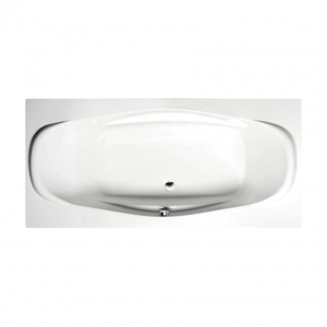 Акриловая ванна ALPEN Garda 190 14111, цвет - euro white (европейский белый)