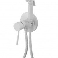 Remer Minimal N65BO Гигиенический душ со смесителем (белый матовый)
