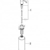 Дозатор жидкого мыла 40553 000 Grohe Zedra