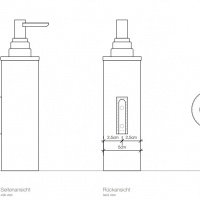 Decor Walther Century DW380N 0847600 Дозатор для жидкого мыла
