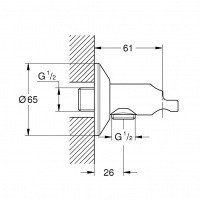 GROHE Grohtherm SmartControl 2635829123 - Гигиенический душ в комплекте с термостатическим смесителем (хром)