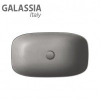 GALASSIA Dream 7300GM - Накладная раковина 64*38 см (цвет: серый матовый)