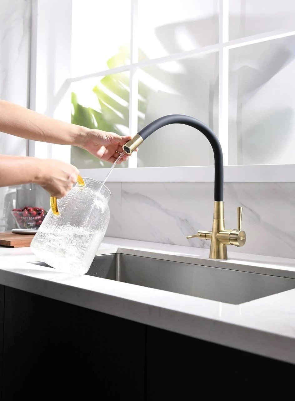 Lemark Comfort LM3075B Смеситель для кухни с подключением к фильтру с ...