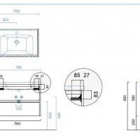 Berloni Bagno FORM Комплект мебели для ванной комнаты FORM 06