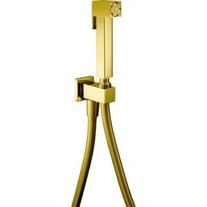 Cisal Shower CU00791024 Гигиенический душ | комплект со шлангом и шланговым подключением (золото)