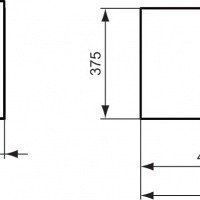 Вертикальный выдвижной ящик T7229 Ideal Standard Step