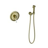 Timo Arisa 5309/02SM Гигиенический душ встраиваемый комплект со смесителем цвет бронза